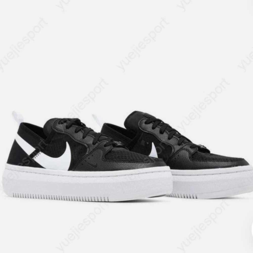 Nike Court Vision Alta TXT Women's Black and White Sneakers